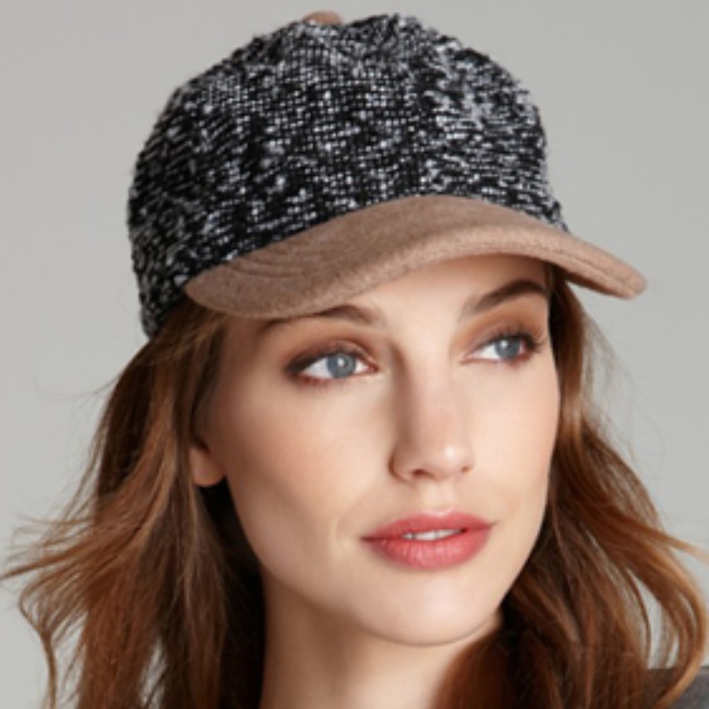 EUGENIA KIM - NWT Tweed Baseball Cap